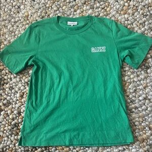 Ganni Emerald Green T-Shirt